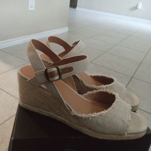 Lucky Brand Women's Bamboo Wedge Sandals Sz. 11M